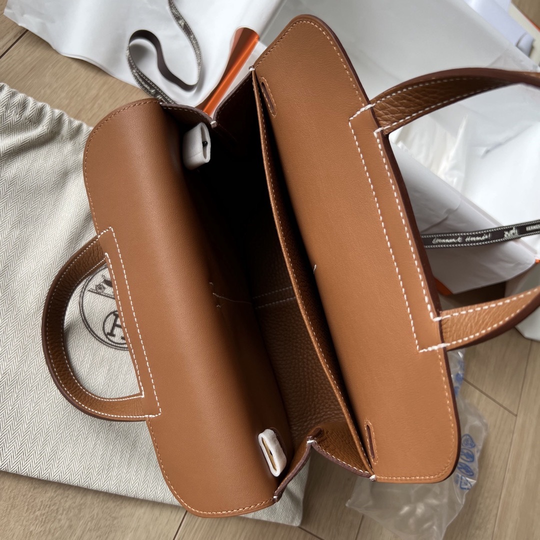 キャンペーン販売 HERMESエルメス アルザン25 ゴールド金具 最新B刻印
