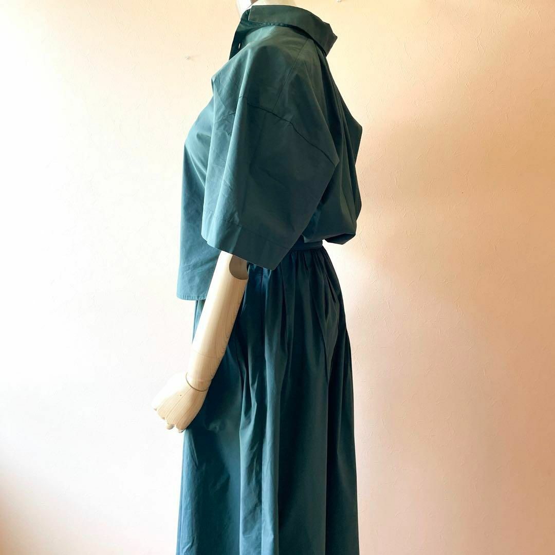 希少サンプル✨SINMEシンメ✨美品 ドッキングシャツワンピース F | www