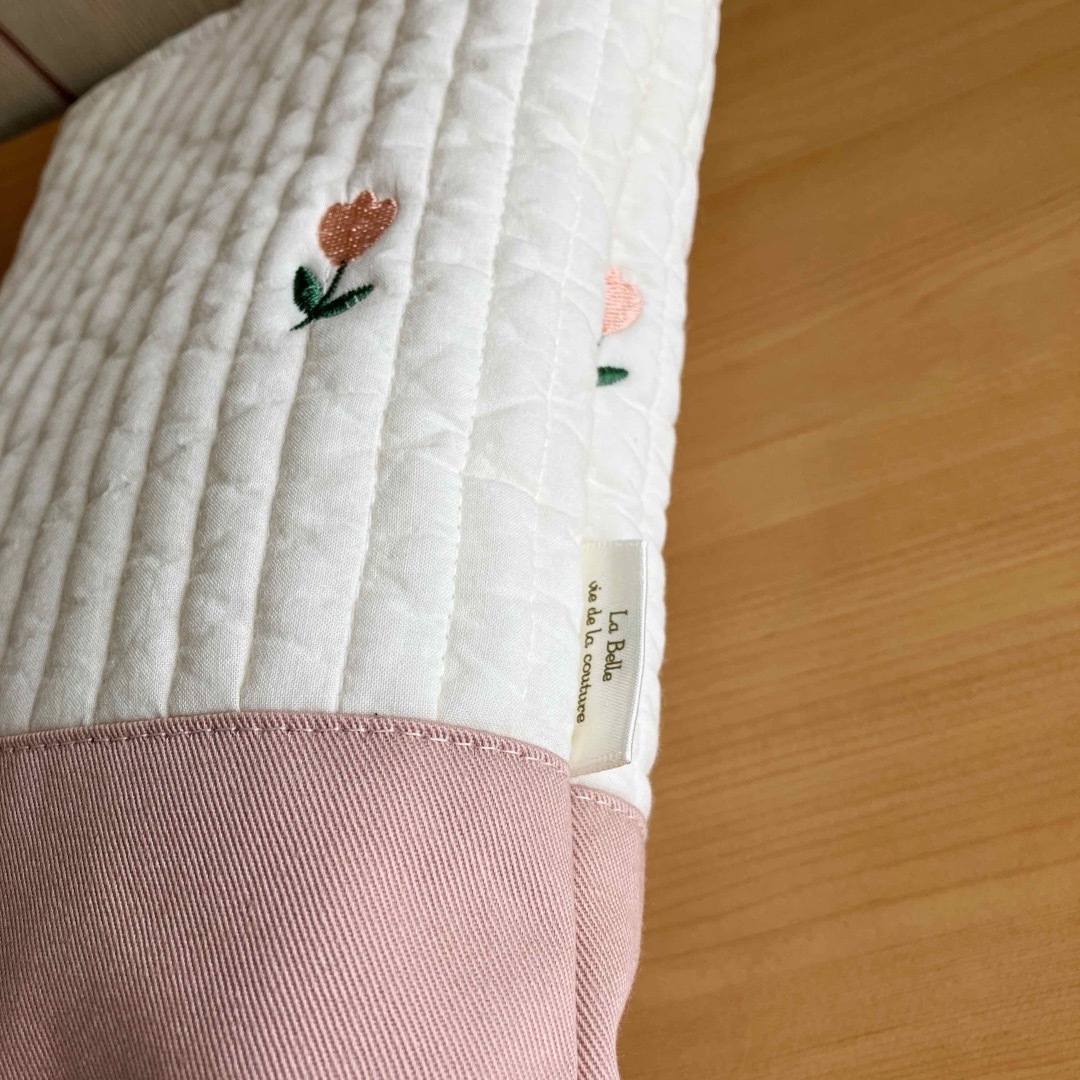 軽くて丈夫 ヌビ 上履き袋 チューリップ ピンク イブル シューズケース