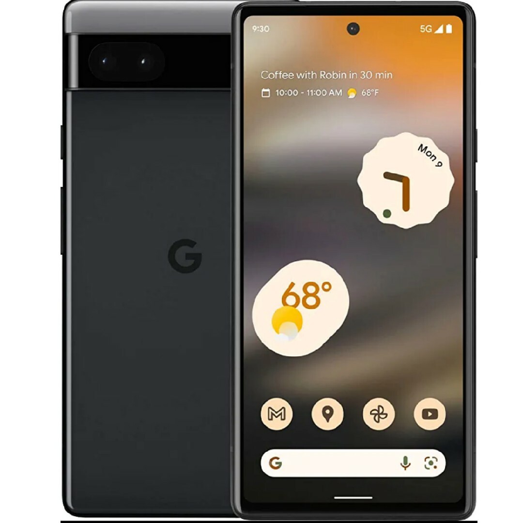 Google Pixel(グーグルピクセル)のGoogle Pixel 6a 128GB Charcoal スマホ/家電/カメラのスマートフォン/携帯電話(スマートフォン本体)の商品写真