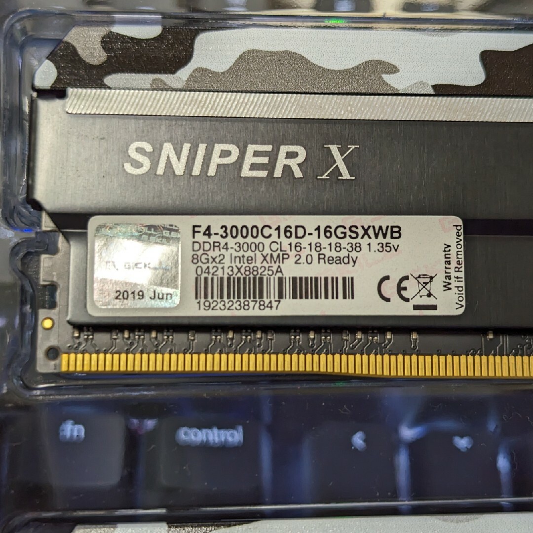 G.Skill DDR4 3000 CL16 8GBx2 2