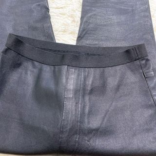 希少☆美脚】YLEVE 羊革 パンツ シープレザー ストレッチ ブラック 1