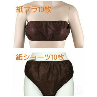 【紙ブラ＆紙ショーツ/新品未使用】(ブラ&ショーツセット)