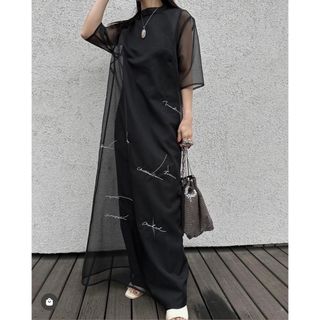 Ameri VINTAGE - KEITAMARUYAMA AMERI SHEER LAYERED DRESSの通販 by