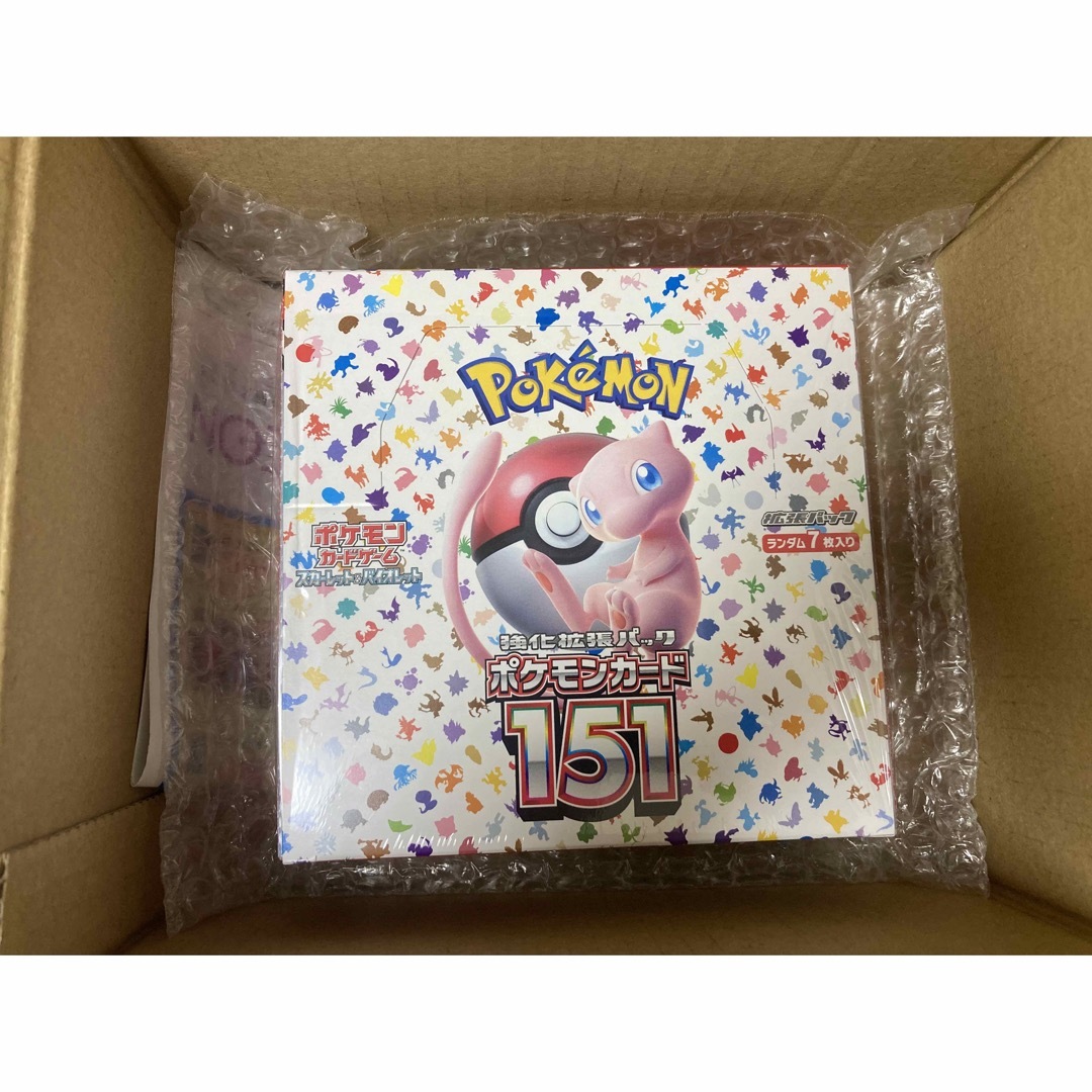 ポケモンカード　151 1BOX ボックス　未開封　新品　シュリンク付