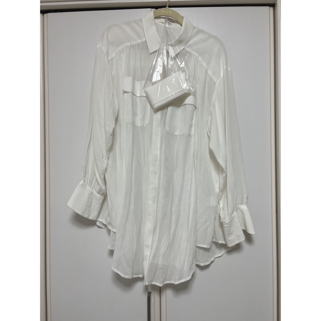 herlipto Cotton-blend Voile Sheer Shirt