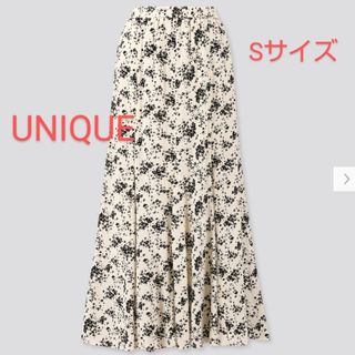 ユニクロ(UNIQLO)のユニクロ プリントマーメイドロングスカート（丈標準82～87cm）(ロングスカート)