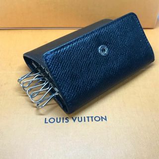 ルイヴィトン(LOUIS VUITTON)の★ルイヴィトン★タイガ ミュルティクレ 6連 キーケース ブラック RI3102(キーケース)