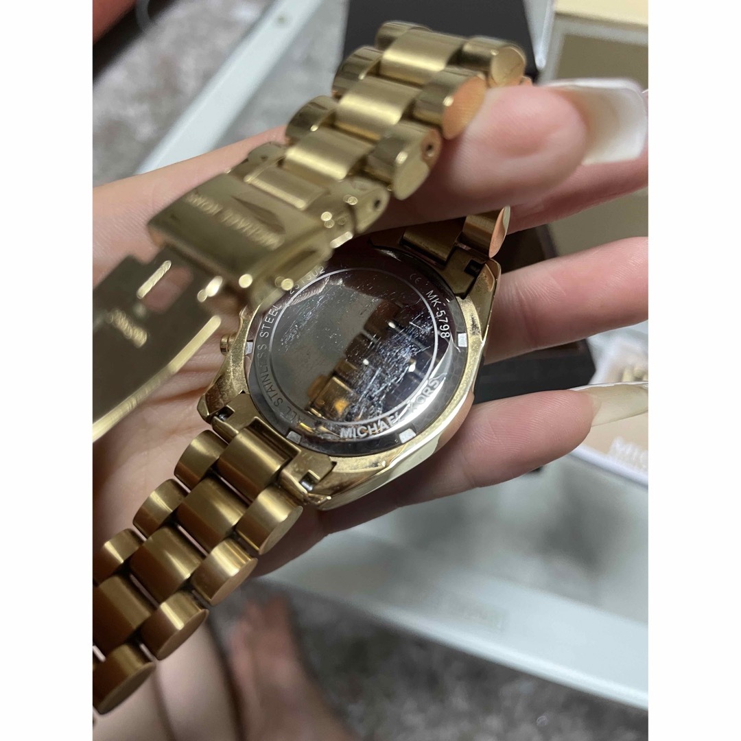 Michael Kors(マイケルコース)のMICHAEL KORS 腕時計 ゴールド MK-5798 レディースのファッション小物(腕時計)の商品写真