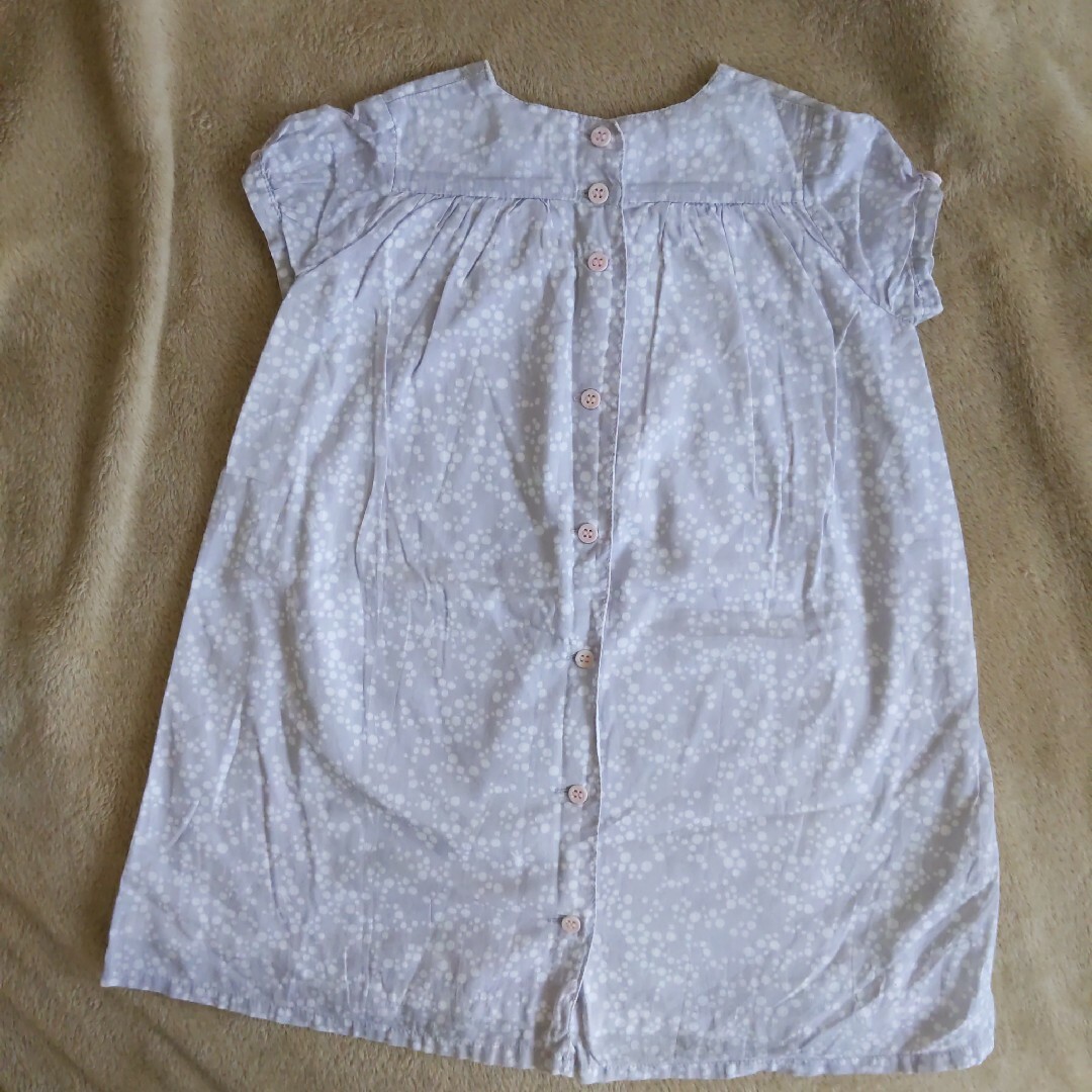 PETIT BATEAU(プチバトー)のお値下げ！プチバトー　ワンピース　86 キッズ/ベビー/マタニティのベビー服(~85cm)(ワンピース)の商品写真