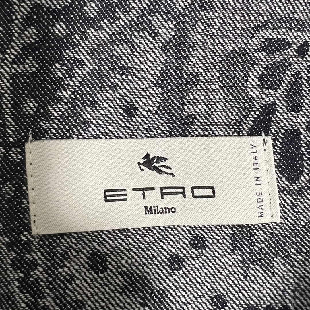ほぼ未使用 エトロ/ETRO 綿麻 ペイズリー柄 セットアップ M 約45万円