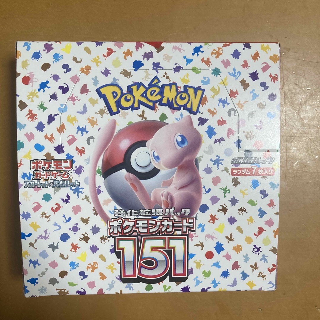 新品未開封】ポケモン カード 151 BOXシュリンクなし-