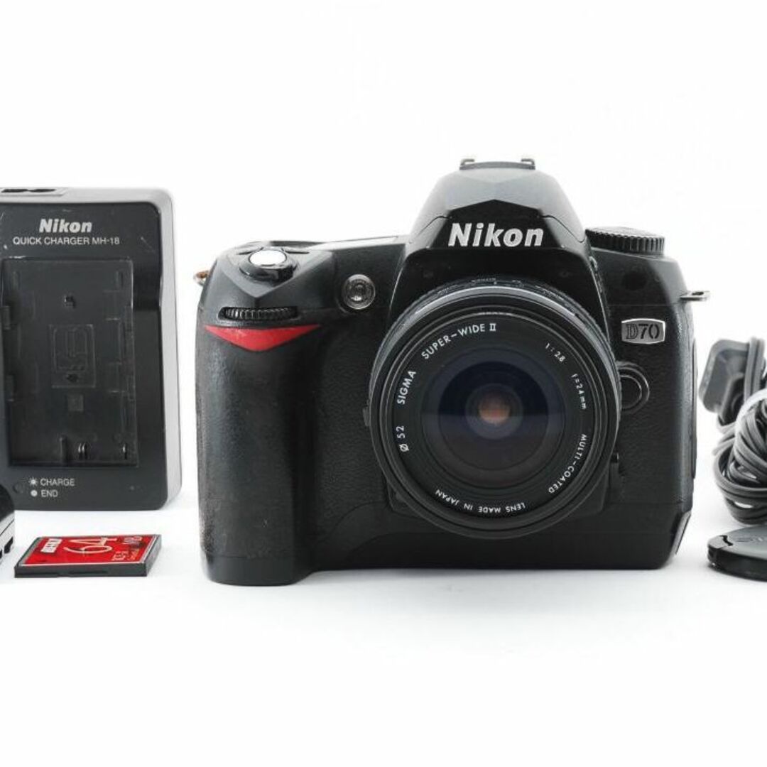 カメラ【B15】Nikon D70 ニコン 一眼レフカメラ