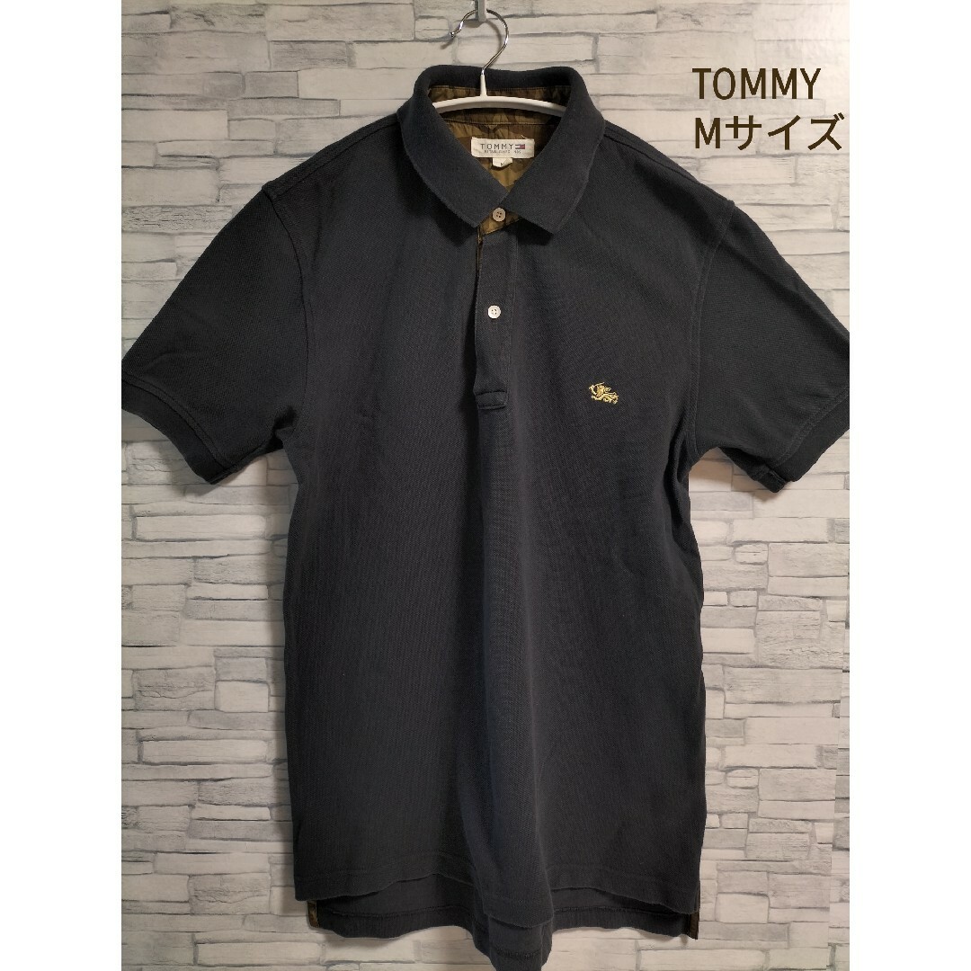 TOMMY(トミー)のTOMMY メンズポロシャツ  Mサイズ メンズのトップス(ポロシャツ)の商品写真