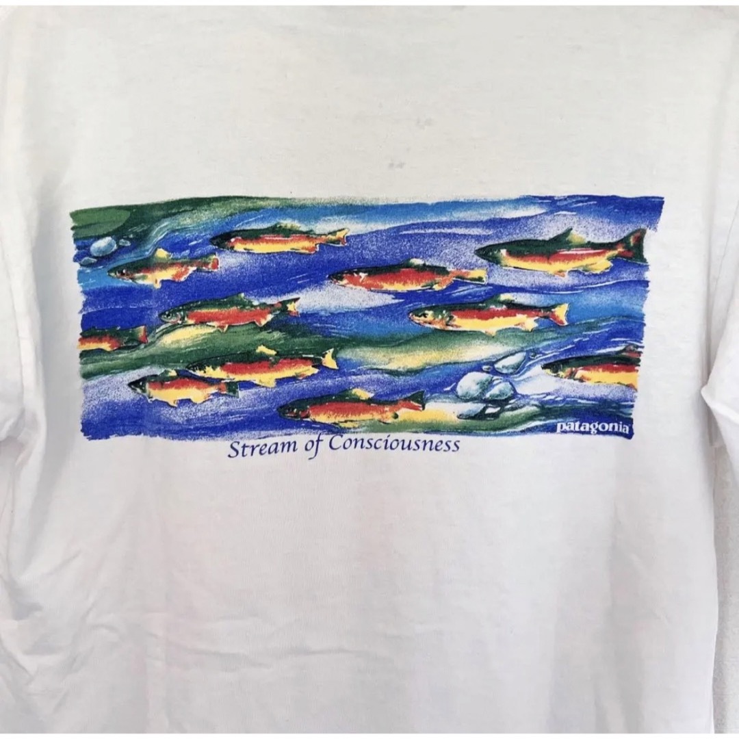 patagonia organic cotton tee ☆トラウト