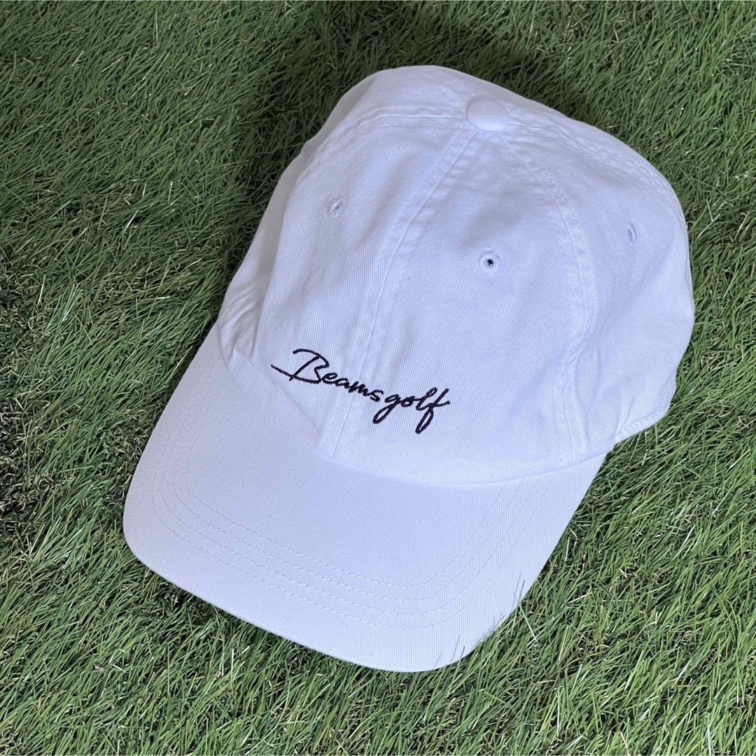 beams golf ビームスゴルフ レディース キャップ ホワイト F | フリマアプリ ラクマ