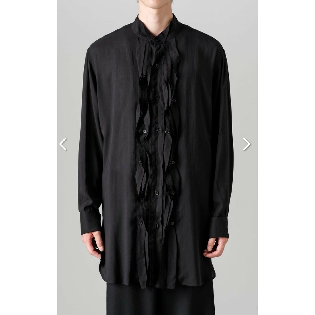 yohji yamamoto pour homme 22aw フリルブラウスメンズ