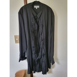 yohji yamamoto pour homme 22aw フリルブラウス