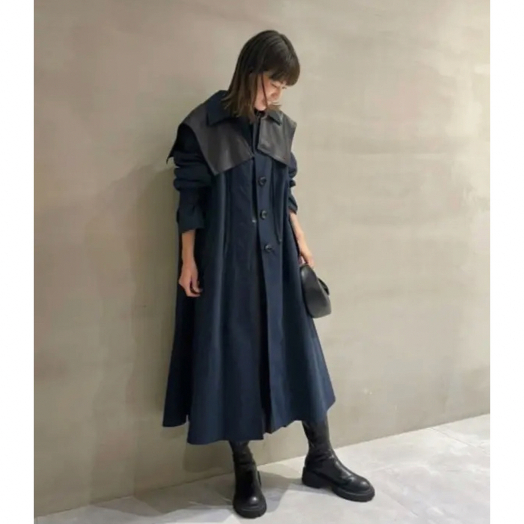 ❤️ルシェルブルー❤️フードフレアコート / Hooded Flair Coat