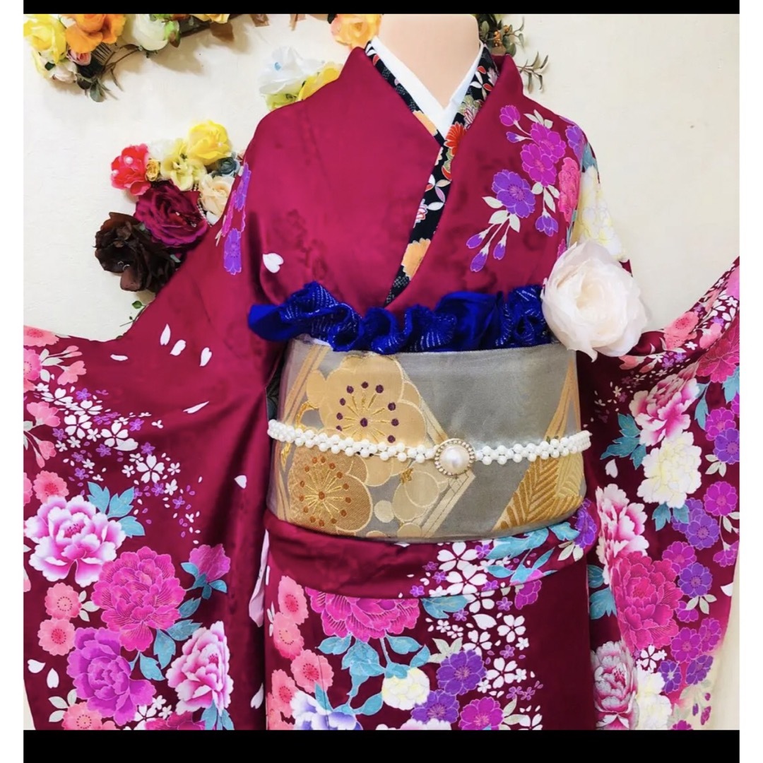 振袖フルセット‼️豪華正絹振袖金駒金彩煌びやか⭐️上質上品貴賓煌
