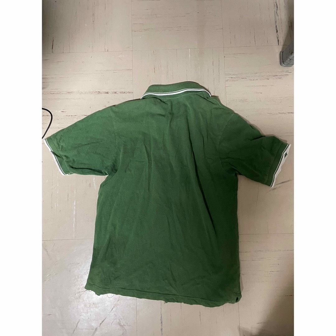 mobaco 緑　グリーン　ラクダ　ポロシャツ メンズのトップス(ポロシャツ)の商品写真