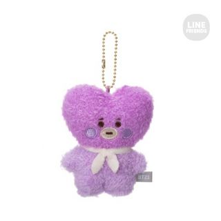 ビーティーイシビル(BT21)のBT21  たっとんベビーマスコット TATA パープル(アイドルグッズ)