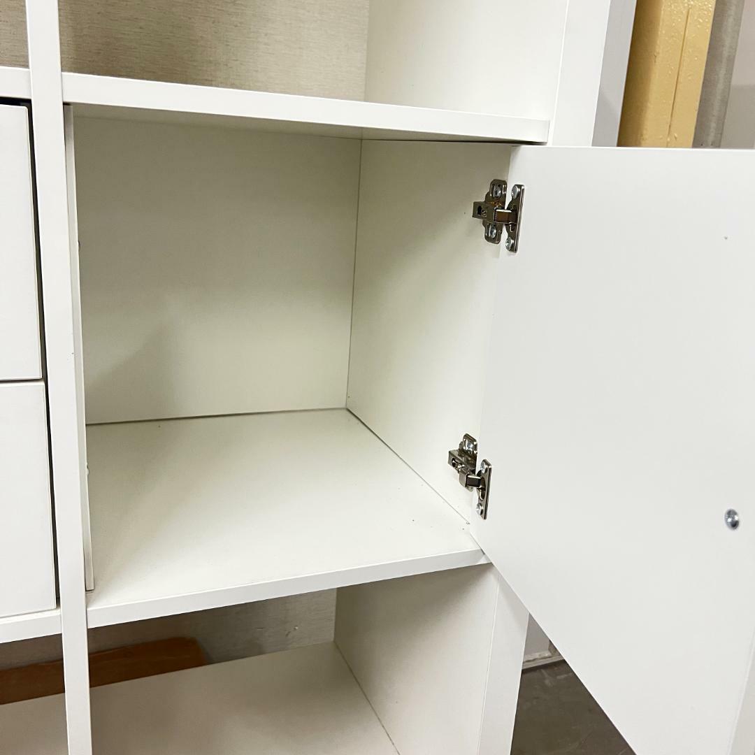 人気アイテム12804W シェルフユニット キューブボックス オープンラック IKEA 棚 q1401 オープンシェルフ 幅120cm 奥行き30cm 高さ調整 棚 ウッド
