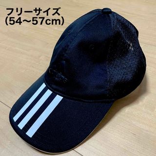 アディダス(adidas)の【美品】adidas アディダス　キャップ　黒(帽子)