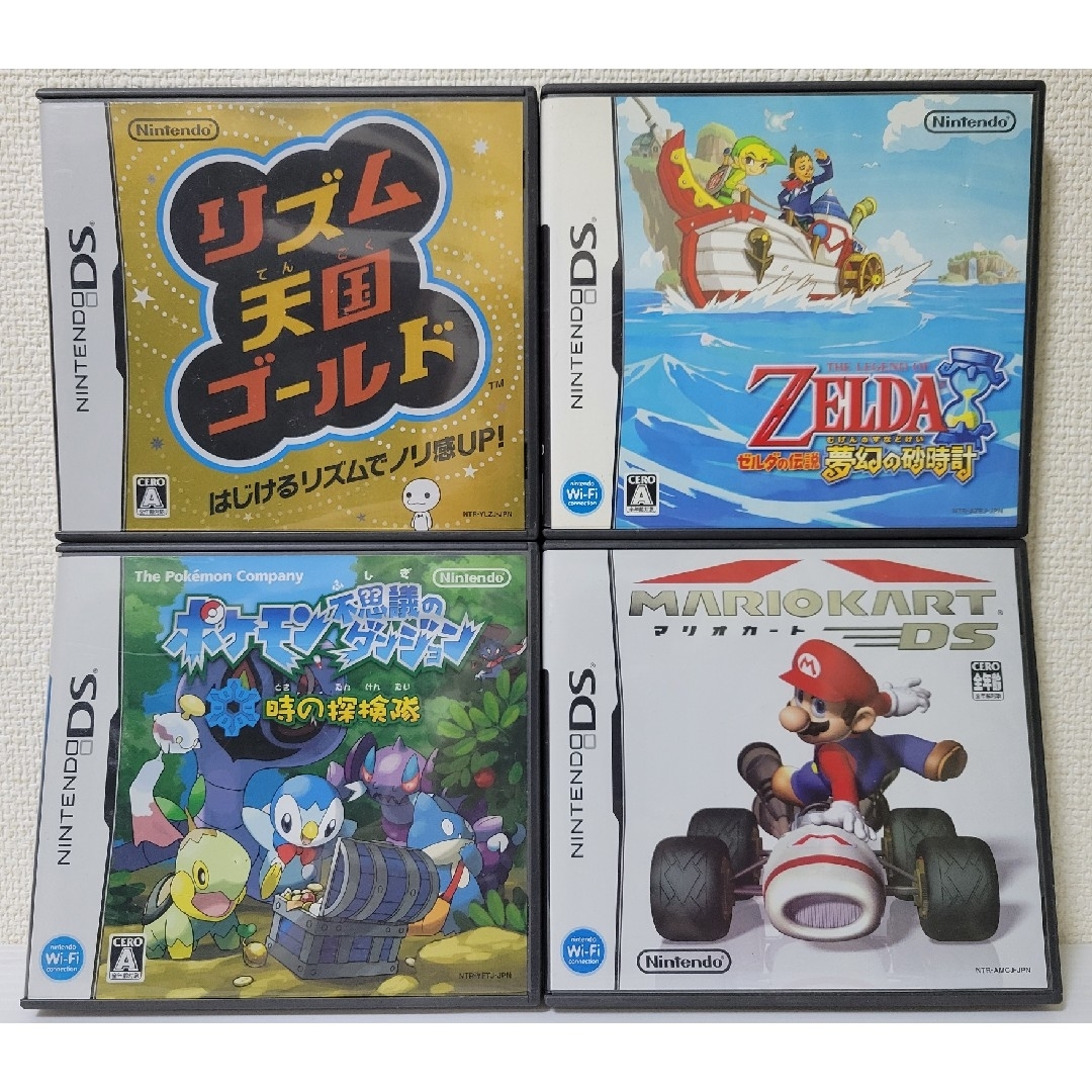 中古★DS リズム天国ゴールド、ゼルダの伝説、マリオカート、ポケモン 4本セット | フリマアプリ ラクマ