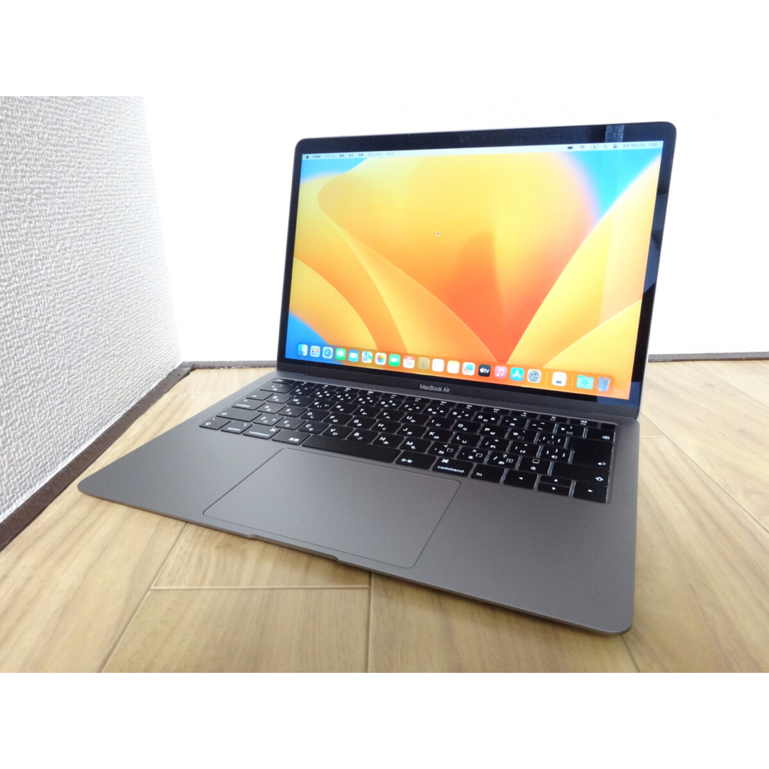 美品 MacBook Air 2018 i5 8GB 256GB スペースグレイPC/タブレット