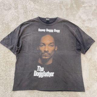 VINTAGE ヴィンテージ 90s Snoop Doggy Dogg Tha Doggfather スヌープドッグTシャツ ブラック