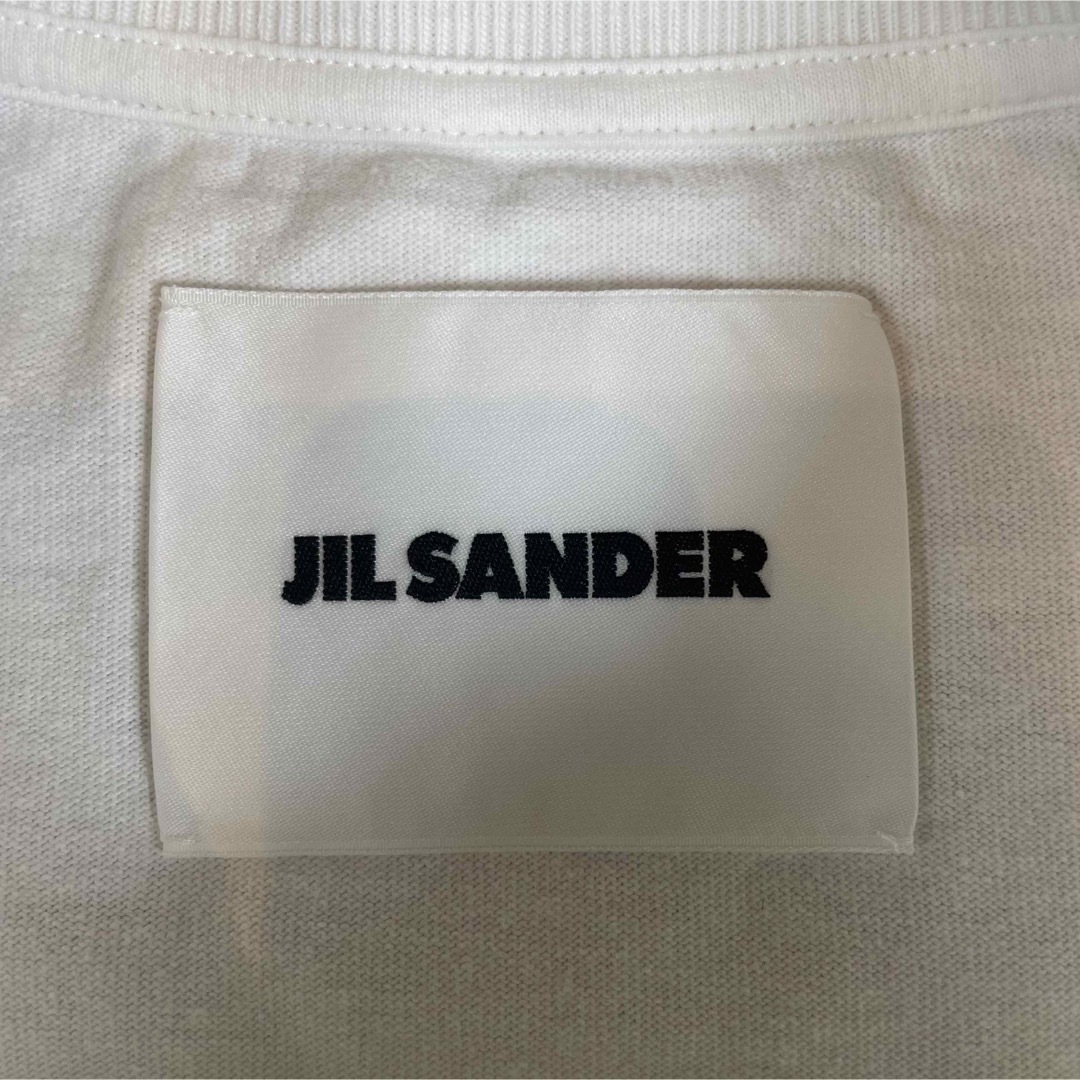 Jil Sander(ジルサンダー)の【極美品】JIL SANDER ロゴプリント ビッグTシャツ M レディースのトップス(カットソー(半袖/袖なし))の商品写真