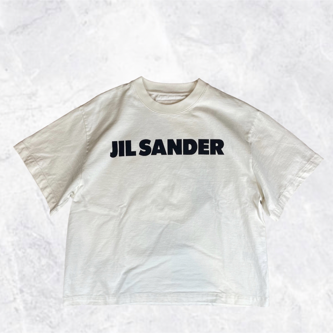 【極美品】JIL SANDER ロゴプリント ビッグTシャツ M