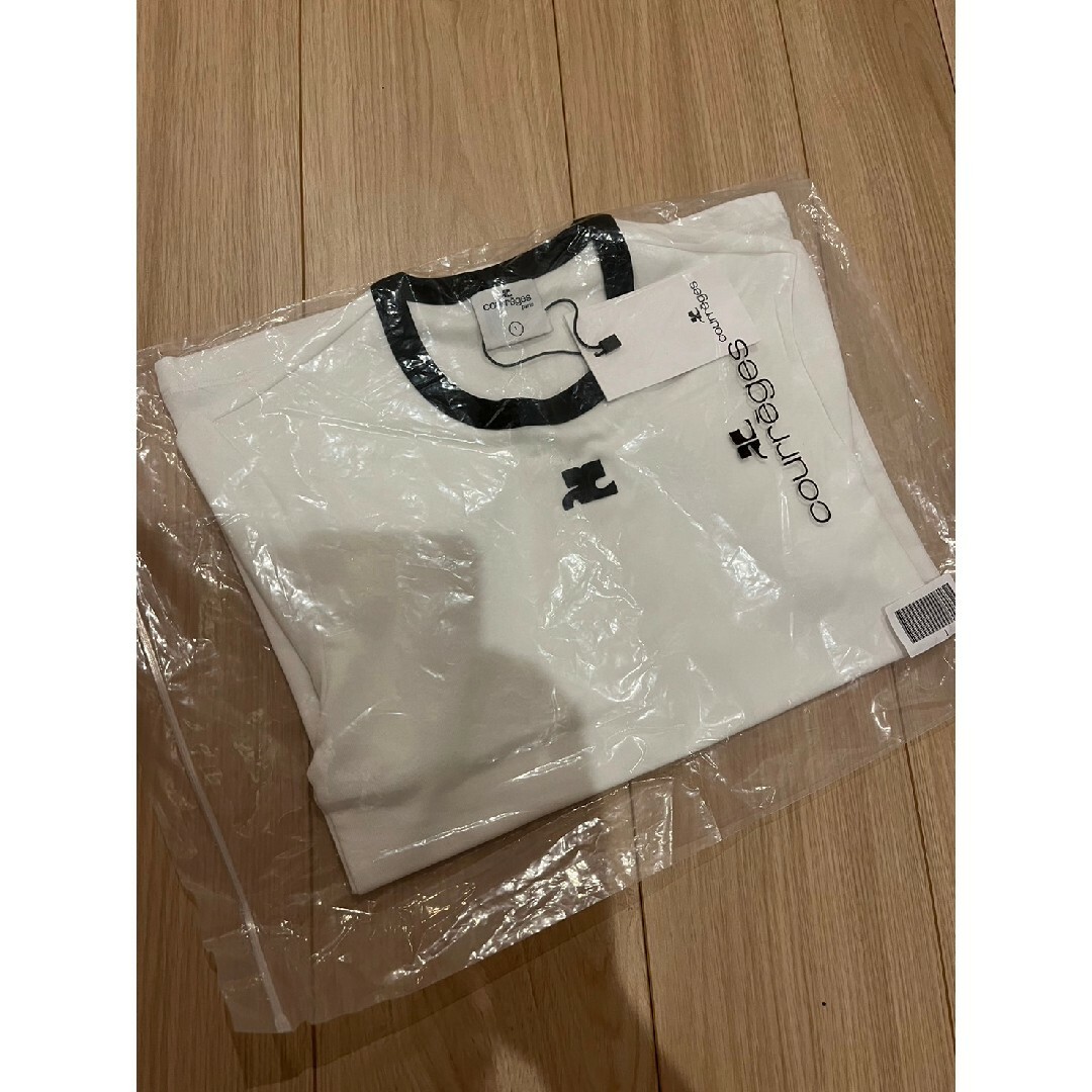 新品未使用 COURREGES クレージュ ロゴ Tシャツ　トップス　ジェニ着用 1