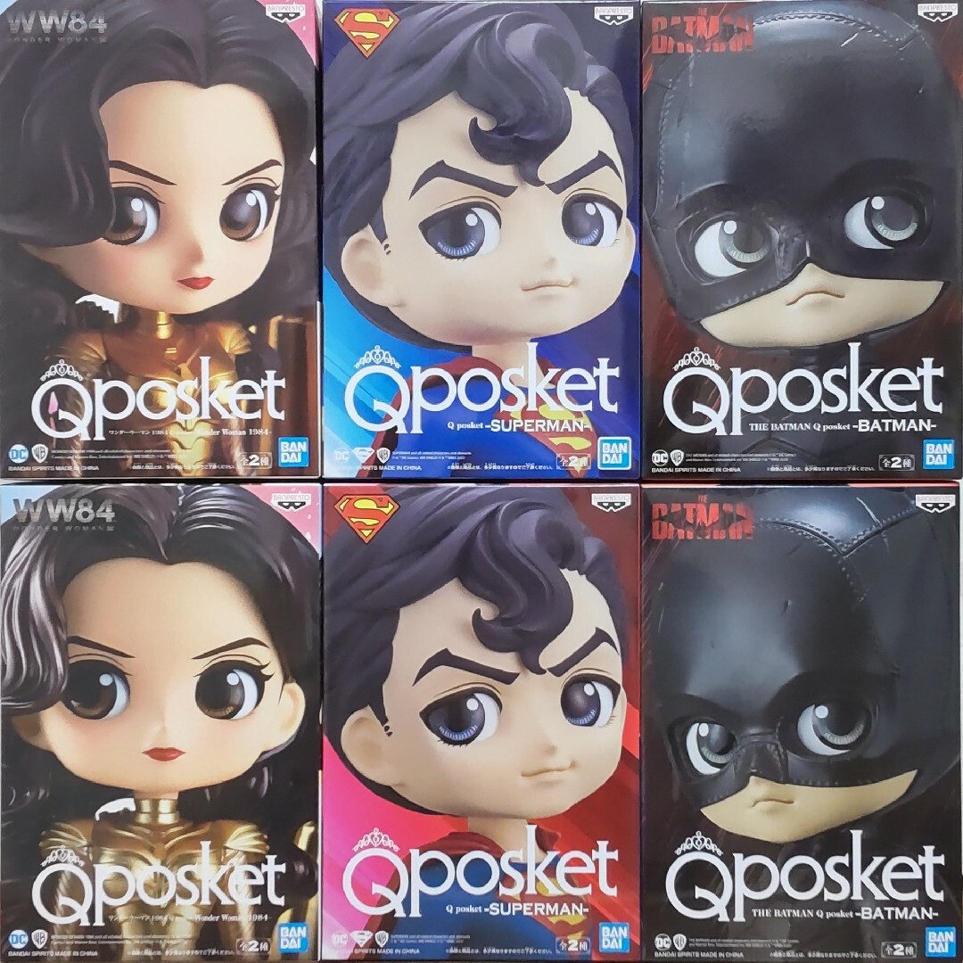 BANPRESTO(バンプレスト)のQ posket DCエクステンデッド・ユニバース 6種セット エンタメ/ホビーのフィギュア(アメコミ)の商品写真