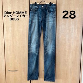 DIOR HOMME - 【Dior HOMME】08SS アンダーマイカー デニムパンツ 28