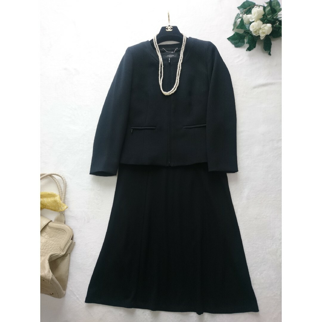 極美品】MaxMara 高級ワンピースセットアップ 春秋物 16万