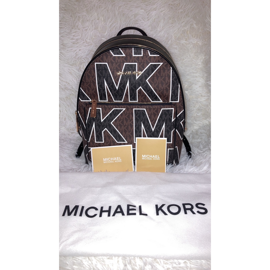 Michael Kors - 【極美品】MichaelKors リュック ロゴデザインの通販