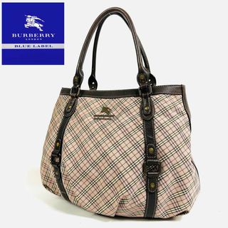 バーバリーブルーレーベル(BURBERRY BLUE LABEL)のバーバリーブルーレーベル キャンバス チェック柄 ワンショルダーバッグ 三陽商会(ハンドバッグ)