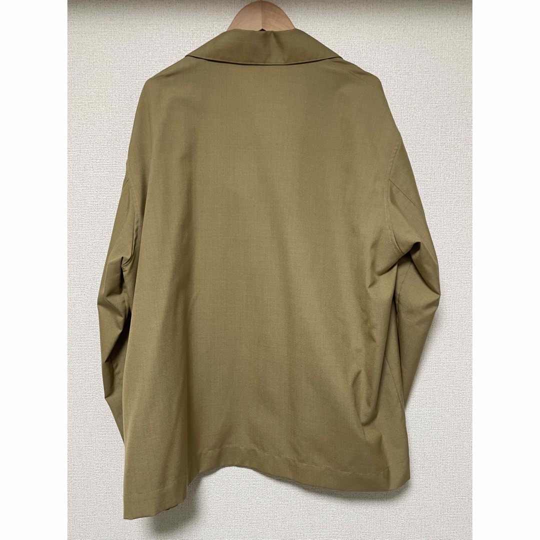 AURALEE WOOL SILK TROPICAL SHIRTS JACKET AURALEE WOOL SILK TROPICAL SHIRTS JACKET