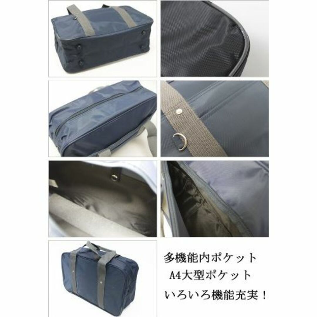 色: ネイビー/ネイビーEXAS 多機能型スクールバッグボストンバッグの通販 by N1971 EXAS 多機能内ポケット大型ポリエステルスクールバッグ(ボストンバッグ) ネイビーグレー