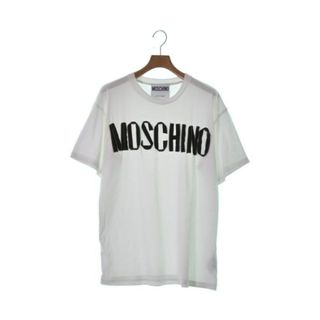 モスキーノ(MOSCHINO)のMOSCHINO モスキーノ Tシャツ・カットソー M 白 【古着】【中古】(Tシャツ/カットソー(半袖/袖なし))