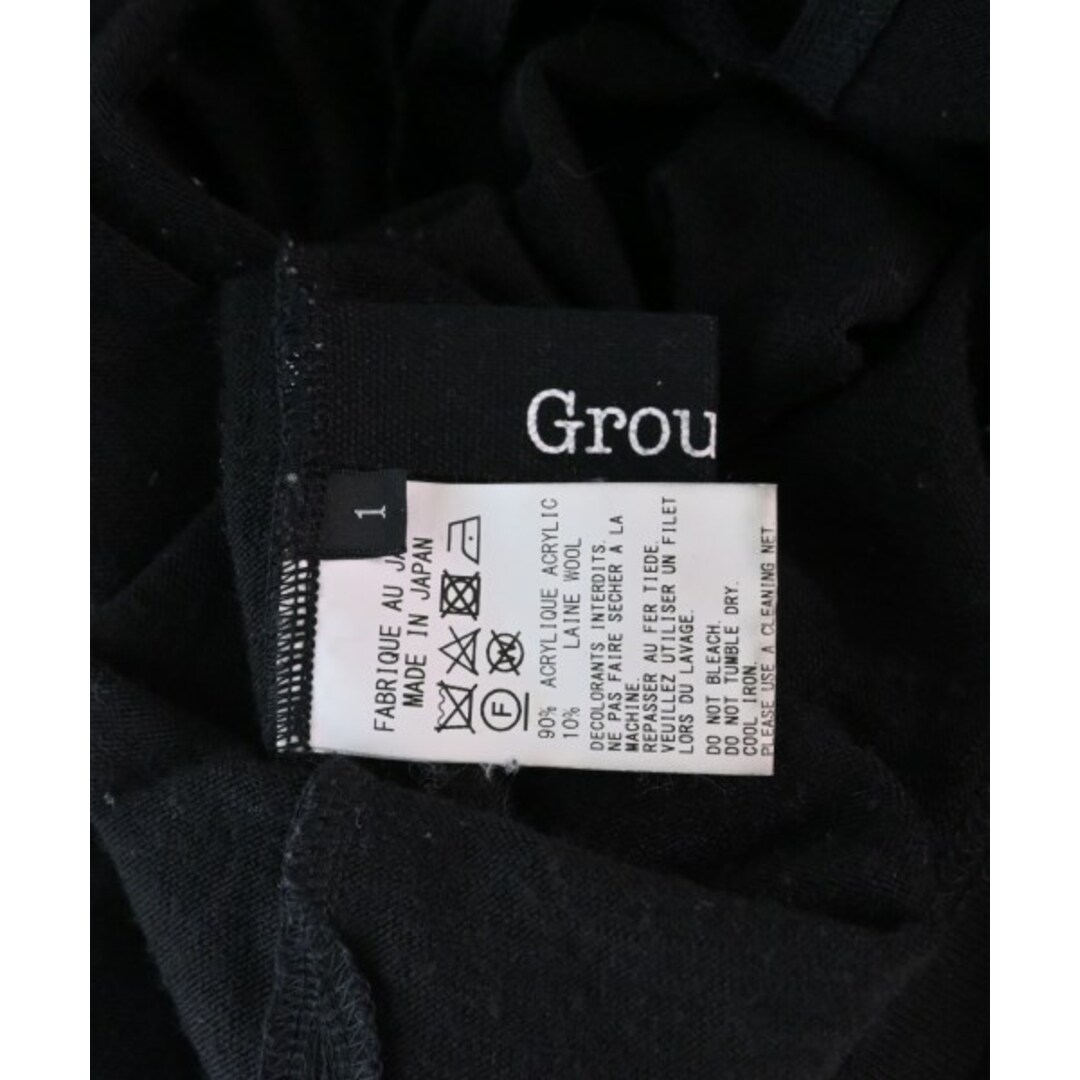 Ground Y(グラウンドワイ)のGround Y グラウンド　ワイ ニット・セーター 1(XS位) 黒 【古着】【中古】 メンズのトップス(ニット/セーター)の商品写真