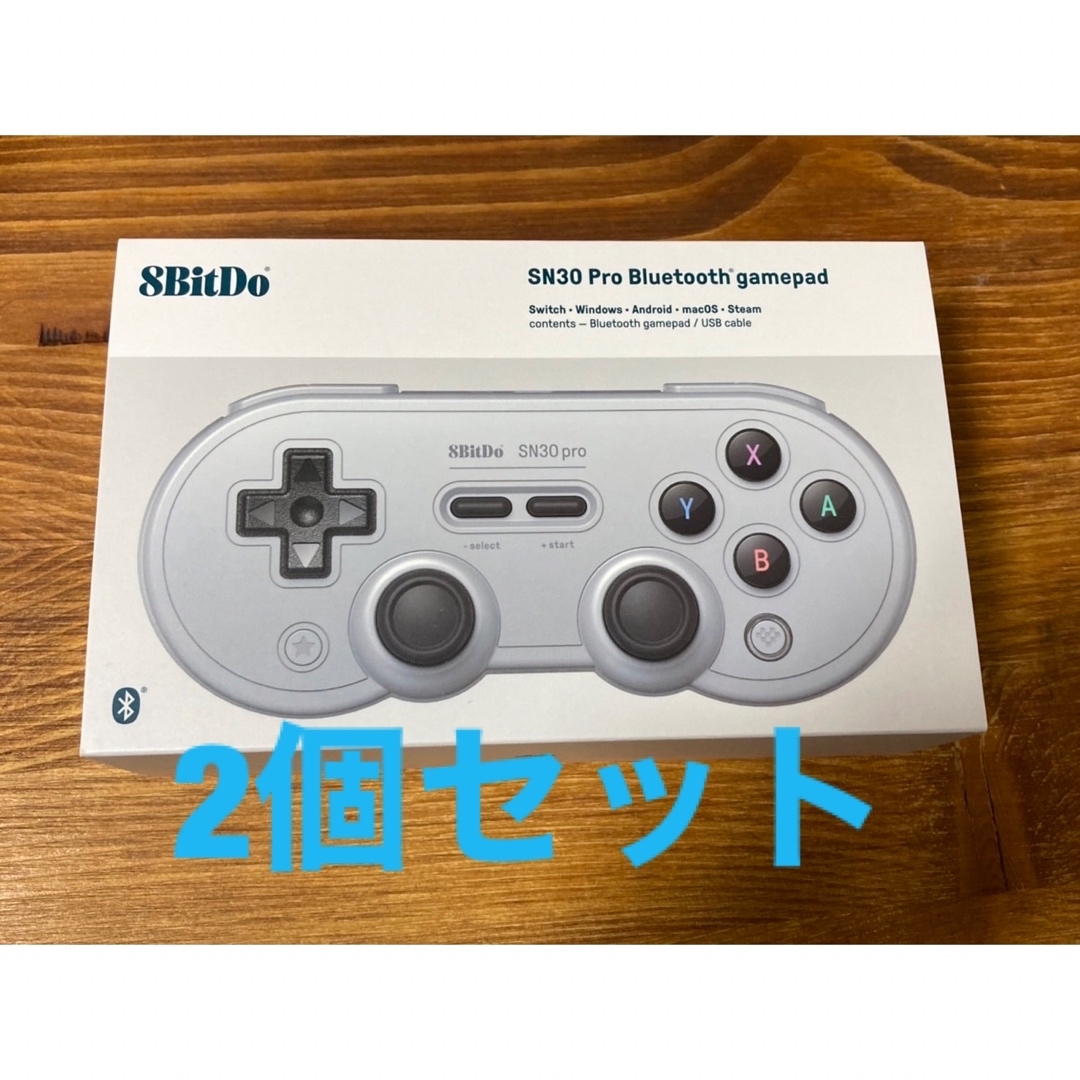 8Bitdo SN30 Pro 無線 コントローラー　2個セット エンタメ/ホビーのゲームソフト/ゲーム機本体(その他)の商品写真