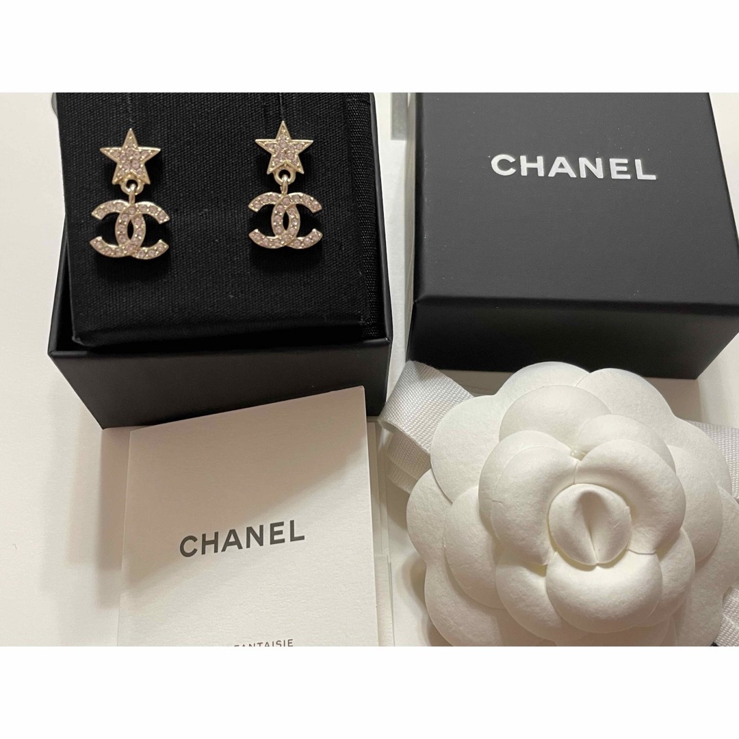 CHANEL シャネル　ピアス　コメット　星　ココマーク　ゴールド　新品　未使用