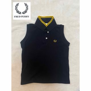 フレッドペリー(FRED PERRY)の【大人気】フレッドペリー　ノースリーブ　ポロシャツ　ブラック×イエロー(ポロシャツ)