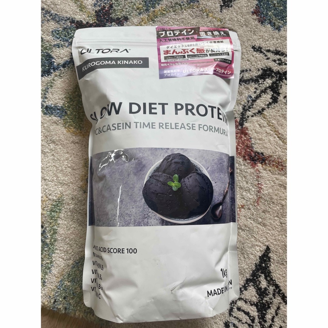 ULTORA SLOW DIET PROTEIN 黒ゴマきなこ風味 1kg