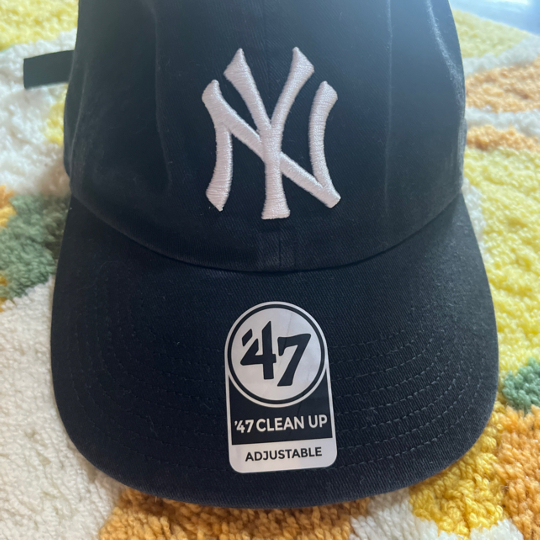 New York Yankeesロゴ刺繍キャップ メンズの帽子(キャップ)の商品写真