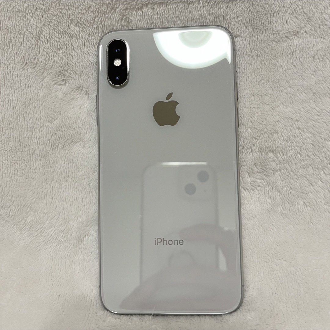 美品 iPhoneXS 256GB シルバー SIMフリー 非正規バッテリー