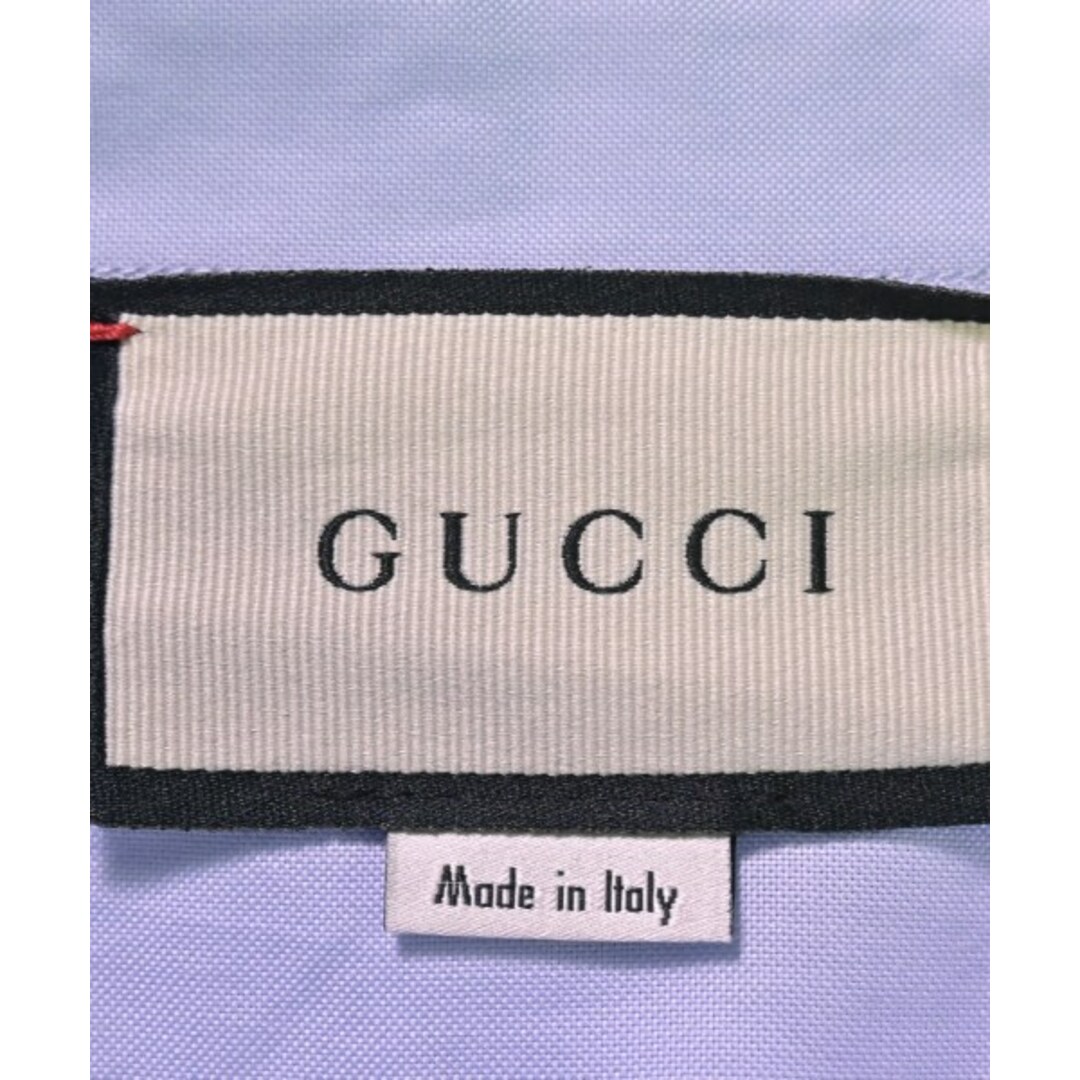 Gucci(グッチ)のGUCCI グッチ カジュアルシャツ 38(S位) 青 【古着】【中古】 メンズのトップス(シャツ)の商品写真